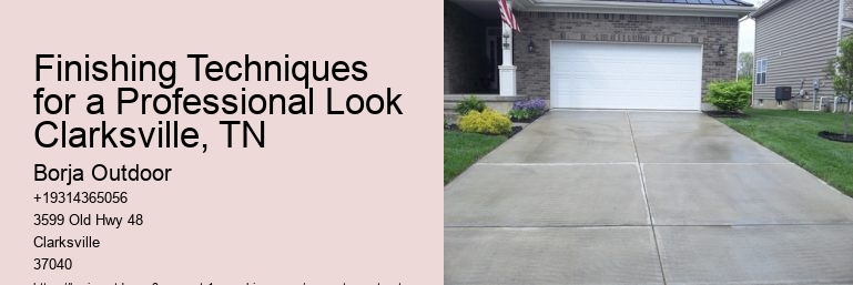 Finishing Techniques for a Professional Look Clarksville, TN