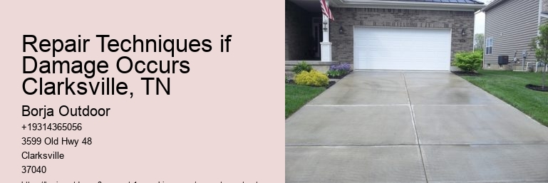 Repair Techniques if Damage Occurs Clarksville, TN